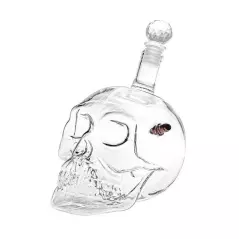 Decantor din sticla in forma de craniu, 700 ml, Gonga®