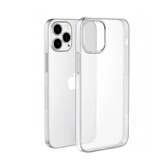 Husa din Silicon, transparenta, compatibila iPhone 12 Pro MAX, Gonga® - Transparent