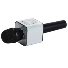 Microfon karaoke wireless, cu boxa incorporata, Gonga® - Negru
