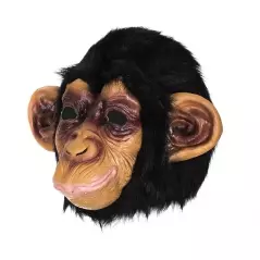 Masca din latex model cimpanzeu, Gonga® - Negru